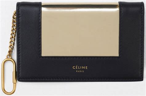 celine frame card holder|celine gold coin holders.